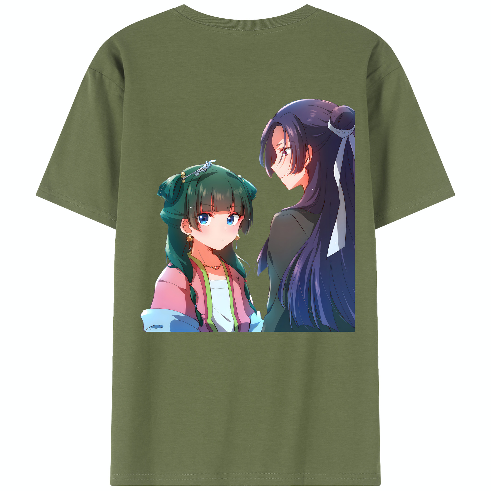 （画像用） 薬屋のひとりごと The Apothecary Diaries 綿100％半袖Tシャツ（背面プリント）